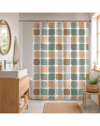 Cortina de Baño Kleine Wolke Impermeable 180x180