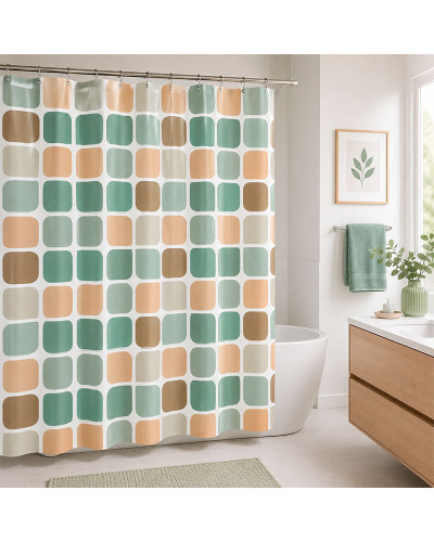 Cortina de Baño Kleine Wolke Impermeable 180x180