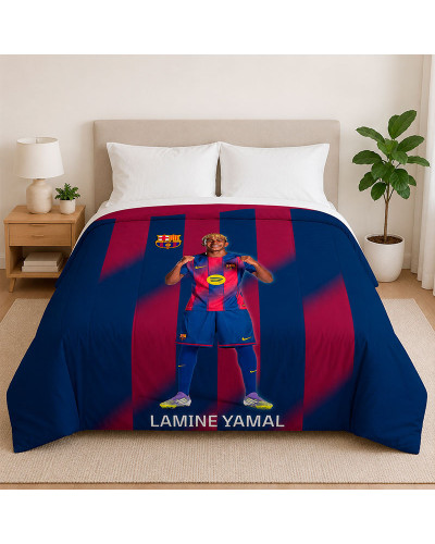 Copriletto Verano Lamine Yamal FC Barcelona Oficial 180x260