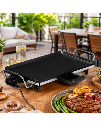 Plancha de Asar Eléctrica Argón 1360 W 46x26 cm