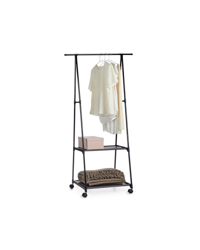 Perchero de Metal con Ruedas Extensible 55-85 cm y 157 cm alto
