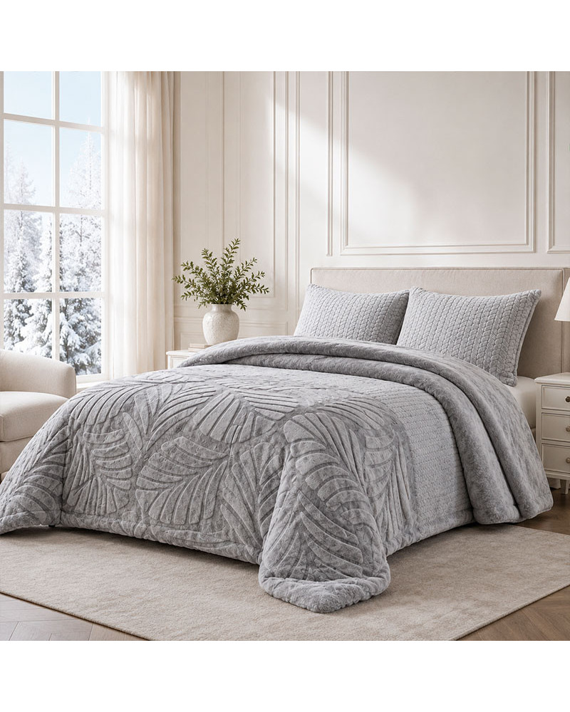 Edredón Invierno Sedalina Jacquard Hojas Sam 690 gr/m2 barato
