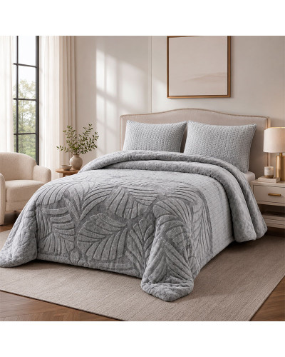 Edredón Invierno Sedalina Jacquard Hojas Sam 690 gr/m2 barato