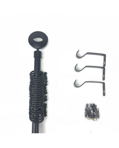 Barra Extensible Barata Forja Lunas negra