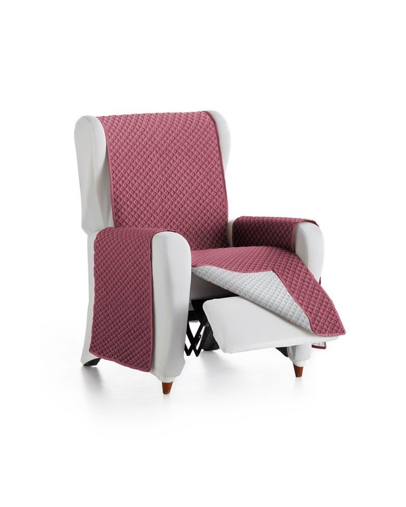 Funda Orejero, Relax y Sofá Barata Acolchada Reversible Color Granate