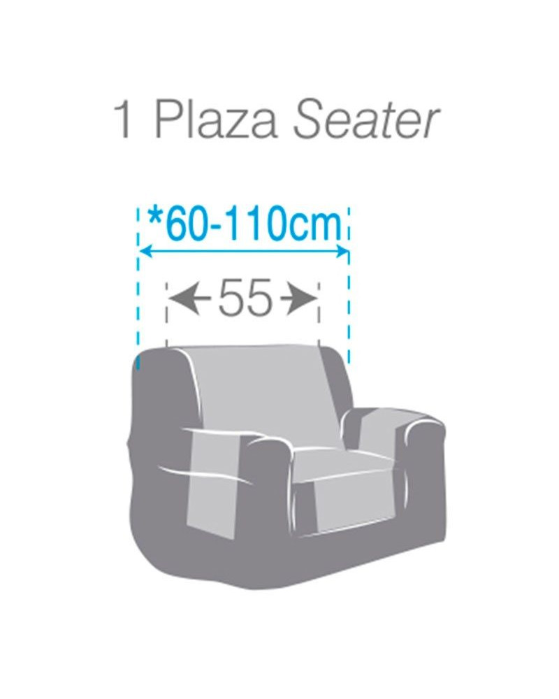 Funda Orejero, Relax y Sofá Barata Acolchada Reversible Color Gris