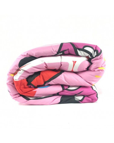 Edredón Nórdico Estampado Minnie Mouse rosa