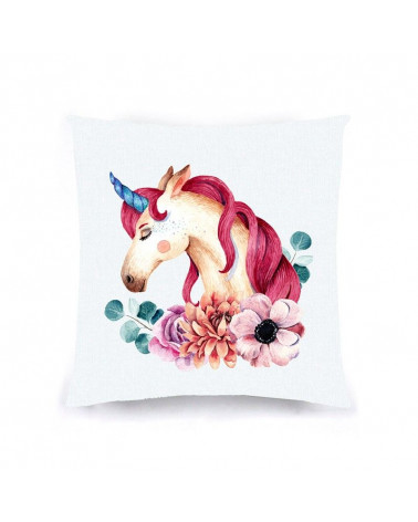 Funda Cojín Digital Unicornio