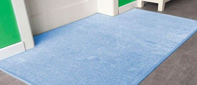 azul no se rompe Felpudo Nicoman barrera para la entrada de casa se limpia fácilmente se puede lavar 2x14 es una práctica alternativa a los felpudos de fibra de coco para puerta 60x40cm 